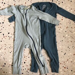 Parade Organic Essential Basic '2-Way' Zipper romper